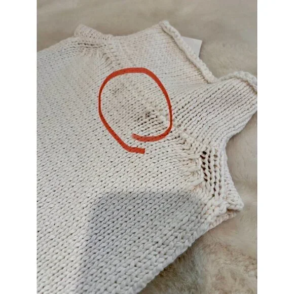 New J. Crew Size XS Rollneck sweater shell White FA23 - Picture 4 of 10